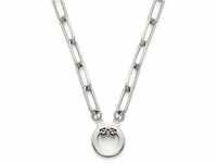 Leonardo Estrella Clip&Mix Halskette aus Edelstahl in der Farbe Silber, Länge:...