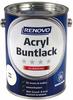 Renovo Acryl Buntlack weiß 0095 2,5 Ltr. glänzend 2in1-Lack Weißlack...