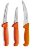 F. Dick Messer Set ErgoGrip 3-teilig &bdquo;Jagd Outdoor (Aufbrechmesser 15 cm,