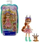 Enchantimals GTM26 - Gabriela Gazelle Puppe (15 cm) & Racer Tierfreundin-Figur aus