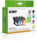 KMP Tintenpatrone passend f&uuml;r Brother LC123BK, LC123C, LC123M, LC123Y...