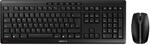 CHERRY Stream Desktop Recharge, Kabelloses Tastatur-Maus-Set, UK-Layout (QWERTY), 2,4