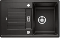 BLANCO ZIA 45 S | Granitsp&uuml;le aus SILGRANIT schwarz | Einbauart: Einbau von Oben 