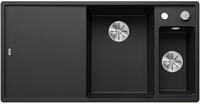 BLANCO AXIA III 6 S | Granitsp&uuml;le aus SILGRANIT schwarz | Einbauart: Einbau von Oben