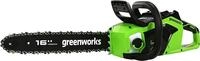Greenworks GD40CS18 Akku Kettens&auml;ge mit b&uuml;rstenlosem Motor, 40 cm...