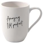 Villeroy & Boch - Statement Mugs - Becher mit Henkel, Set, Gr&ouml;&szlig;e 280ml, Wei&szlig;...