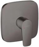 hansgrohe Duscharmatur Talis E, Unterputz Einhebel-Wannenmischer, Brushed Black
