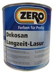 Zero Dekosan Langzeit-Lasur f&uuml;r innen&au&szlig;en seidengl&auml;nzend Farbton w&auml;hlbar 750
