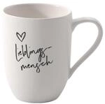 Villeroy & Boch - Statement, Becher mit Henkel, Lieblingsmensch, 280ml, Premium