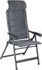 Crespo AP-240/86 Air Deluxe Compact Campingstuhl, Aluminium, grau, 67 x 80 x 127 cm