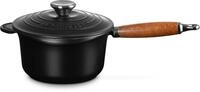 Le Creuset PROFITOPF MIT HOLZGRIFF 18 CM SCHWARZ