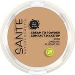Sante Naturkosmetik, Compact Makeup Dunklerer Hautton Kompaktpuder f&uuml;r mattierende