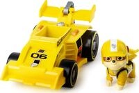 Spin Master PAW Patrol - Rubbles Race & Go Deluxe Basis Fahrzeug mit Figur (Ready,