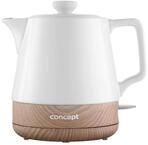 CONCEPT Hausger&auml;te Keramik Wasserkocher RK0060 1 L, 1200, 1 Liter, wei&szlig;