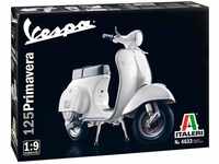 Italeri 4633 Vespa 125 Primavera Motorradmodell Bausatz 1:9 510104633-1, Modellbau,