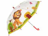 Idena 50047 - Kinderregenschirm für Jungen und Mädchen, mit putzigem...