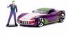 Jada Toys Chevy Corvette Stingray, 2009, Joker Figur, Batman, Maßstab 1:24,