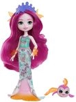 Enchantimals GYJ02 - Maura Mermaid Puppe & Glide Tierfreundin Figur, Puppe (15,2 cm)