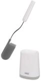 Joseph Joseph Flex Lite - Silikon-Toilettenb&uuml;rste mit schlankem Haltegriff,