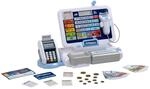 Theo Klein 9324 Tablet-Kassenstation I Spielkasse mit Sound und abnehmbarem Tablet,