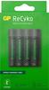 GP Batteries Mainstream-Line 4x ReCyko+ Micro Rundzellen-Ladegeraet inkl. Akkus...