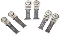 FEIN Best of E-Cut StarlockMax WOOD & METAL, 6 extra lange E-Cut Tauchs&auml;gebl&auml;tter