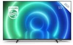 Philips 55PUS7506/12 55 Zoll (139cm) Fernseher 4K LED TV | UHD & HDR10+ | Dolby