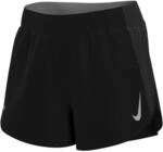 Nike Damen W Nk Df Tempo Race Shorts, Black/Reflective Silv, L EU