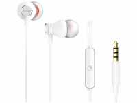 Aiwa Auriculares Micro ESTM-50WT Blanco INTRAURAL/Jack 3.5MM Chapa.ORO/Cable
