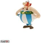 Plastoy Asterix Figur Ob&eacute;lix h&auml;lt seine Hose fest - Thermoplast - 8 cm