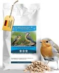 Futterbauer 25 kg Gesch&auml;lte Sonnenblumenkerne f&uuml;r V&ouml;gel, 100% Natur,