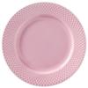 Lyngby Porcelæn Lunch-Teller Ø21 cm Rhombe Color Mix & Match aus Porzellan, rosa