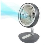 Eurom Ventilator faltbar 5W kabellos | 4 Stufen Outdoor Ventilator 400 m&sup3;/u |...