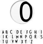 Design Letters Buchstaben Teller Wei&szlig; (A-Z) | Weihnachtsdeko, Weihnachtsgeschenke