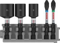 Bosch 5x PRO Impact Set mit Steckschl&uuml;sseln und Pick and Click-Index, PH2x5 | L&auml;nge