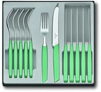 Victorinox Swiss Modern Besteck-Set f&uuml;r 6 Personen, 12-teilig, inkl. scharfe Messer