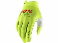 100% iTRACK Handschuhe, Erwachsene (Neon Gelb, Groß), L