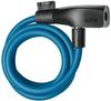 Axa Unisex – Erwachsene Resolute 120/8 Kabelschloss, Petrol Blue, 120cm, 8mm