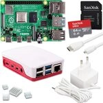 Raspberry Pi 4 8GB Starter-Set | Ultra 64GB SD Karte | USB-C Netzteil 15W | Geh&auml;use