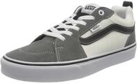Vans Herren Filmore Suede/Canvas Sneaker, (Retro Sport) Pewter/White/Black, 41 1/3 EU