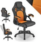 Juskys&reg; Racing Schreibtischstuhl Montreal ergonomisch h&ouml;henverstellbar & gepolstert