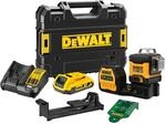 Dewalt 360&deg; Akku-Multilinienlaser Gr&uuml;n DCE089D1G18 (selbstnivellierend, Genauigkeit