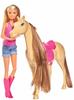 Simba 105733052 - Steffi Love Lovely Horse, Steffi als Reiterin, Pferd mit