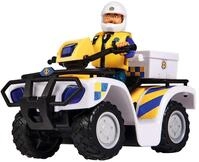 Simba 109251093 - Feuerwehrmann Sam Polizei Quad, mit Malcolm Figur, mit Zubeh&ouml;r,