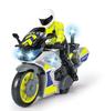 Dickie Toys – Polizei Motorrad – Spielzeug Motorrad mit Polizisten-Figur, für