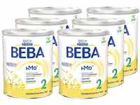 Nestlé BEBA 2 Folgemilch, Folgenahrung nach dem 6. Monat, 6er Pack (6 x 800g)