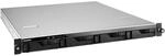 Asustor Lockerstor 4 AS6504RS 4 Bay NAS - 1U Rack Netzwerkspeicher Geh&auml;use, Quad