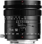TTArtisan Tilt 50mm F1.4 Objektiv (50mm F1.4 Tilt f&uuml;r Leica/Panasonic/Sigma) for
