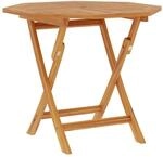 vidaXL Teak Massiv Gartentisch Klappbar Tisch Klapptisch Esstisch Holztisch
