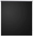 vidaXL Verdunklungsrollo 84,4x175 cm Schwarz Seitenzug Klemmrollo Klemmfix Rollo